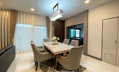 For Sale/Rent The City Bangna (new project) size XL, large size, lots of usable space. Luxury detached house, new project, next to Mega-Bangna. Corner