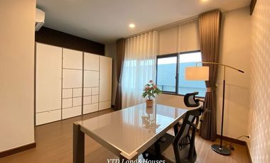For Sale/Rent The City Bangna (new project) size XL, large size, lots of usable space. Luxury detached house, new project, next to Mega-Bangna. Corner