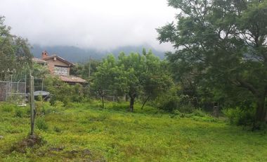Terreno en venta en Tepoztlán Morelos, plano con vista