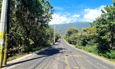 Terreno en venta en Tepoztlán Morelos, plano con vista