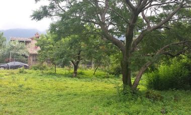 Terreno en venta en Tepoztlán Morelos, plano con vista