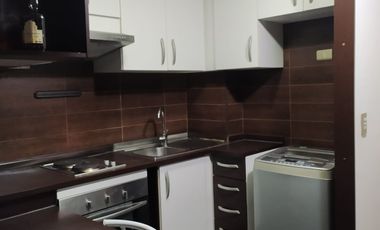 ARRIENDO DEPARTAMENTO UN DORMITORIO EN SUITE CON TERRAZA SEMI AMUEBLADO,BARRIO SAN ISIDRO  SANTIAGO