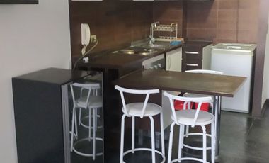 ARRIENDO DEPARTAMENTO UN DORMITORIO EN SUITE CON TERRAZA SEMI AMUEBLADO,BARRIO SAN ISIDRO  SANTIAGO