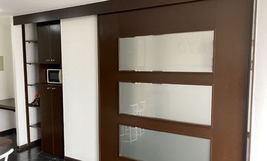 ARRIENDO DEPARTAMENTO UN DORMITORIO EN SUITE CON TERRAZA SEMI AMUEBLADO,BARRIO SAN ISIDRO  SANTIAGO