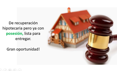 Casa De Recuperación, Ya Con Posesión.