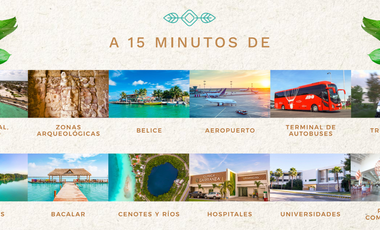 Terreno en venta en Chetumal a 15 min de la Laguna de Bacalar, Tu Mejor Inversión en el Caribe con Certeza Jurídica