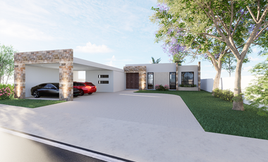 Casa de una planta en venta al norte de Mérida Yucatán en la Rejoyada.