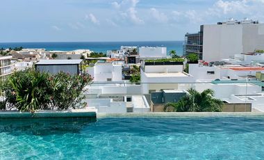 1 recamara/ One bedroom steps from ocean, a una cuadra del mar! , Centro Playa del Carmen!! Downtown!!