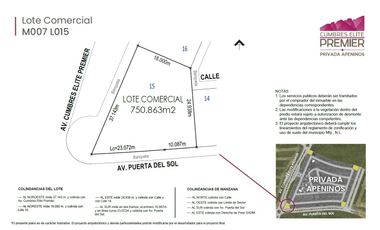 Venta de terrenos comerciales en cumbres
