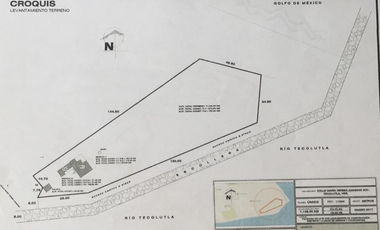 TERRENO EN VENTA CON PLAYA Y RÍO EN TECOLUTLA VERACRUZ | ARLETTE FLORES
