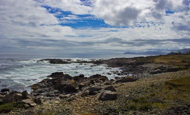 Espectacular Parcela de 5000m2 en Huape, Corral en primera línea al mar