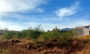 Terreno en venta en Tepoztlán Morelos, plano con vista.