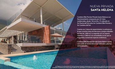 Venta de terrenos residenciales en cumbres elite premier