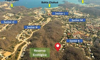 TERRENO EN VENTA SECTOR K HUATULCO