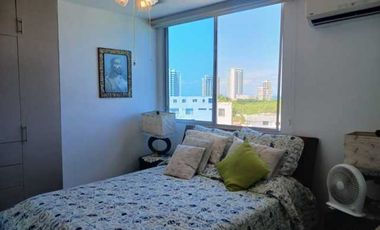 Lindo departamento en venta semi amoblado, en el Malecón de Salinas