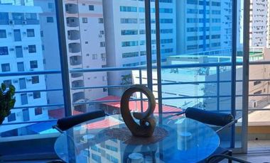 Lindo departamento en venta semi amoblado, en el Malecón de Salinas