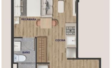 Departamento LOFT  en Renta en Miguel Hidalgo, Ampliacion Granada