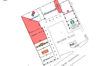 Locales en Renta - Plaza Mazarik