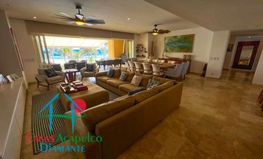En exclusivo edificio. Depa de playa con terraza y vista frontal al mar