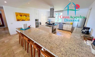 En exclusivo edificio. Depa de playa con terraza y vista frontal al mar