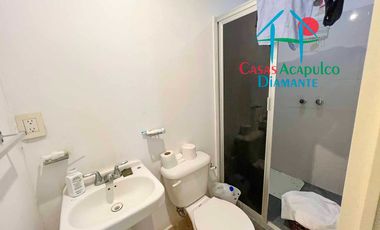 En exclusivo edificio. Depa de playa con terraza y vista frontal al mar
