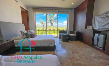 En exclusivo edificio. Depa de playa con terraza y vista frontal al mar