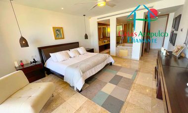 En exclusivo edificio. Depa de playa con terraza y vista frontal al mar