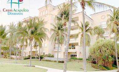En exclusivo edificio. Depa de playa con terraza y vista frontal al mar