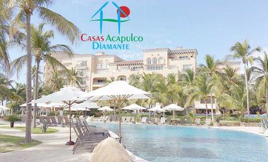En exclusivo edificio. Depa de playa con terraza y vista frontal al mar