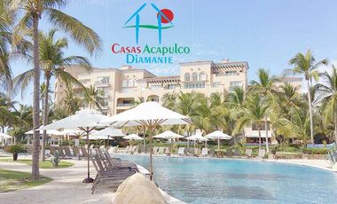 En exclusivo edificio. Depa de playa con terraza y vista frontal al mar