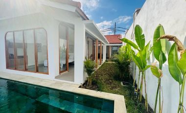Brand New Two-Bedroom Villas with Ricefield View for Rental in Cemagi