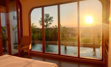 Brand New Two-Bedroom Villas with Ricefield View for Rental in Cemagi