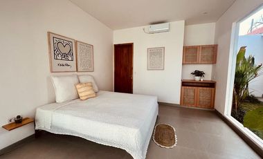 Brand New Two-Bedroom Villas with Ricefield View for Rental in Cemagi