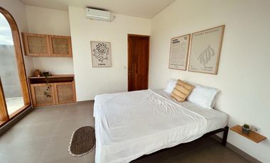 Brand New Two-Bedroom Villas with Ricefield View for Rental in Cemagi