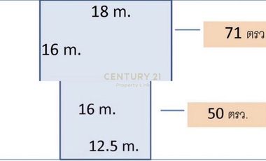 The plot of land is very beautiful! “Thru 2 Soi” 121 sq m. Soi Ari Samphan 5-6 Phahon Yothin Road, Rama 6, BTS Ari No.42-LA-67024