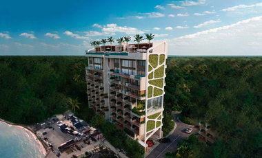 Departamento en pre-venta de 1REC a 2min del mar caribe en Puerto Morelos