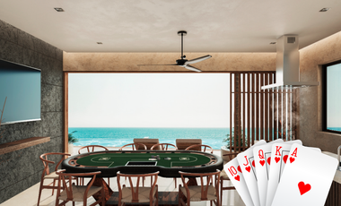 Departamento en pre-venta de 1REC a 2min del mar caribe en Puerto Morelos