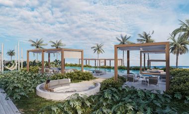 Hermoso departamento BEACHFRONT de 1REC en Puerto Morelos