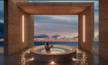 Hermoso departamento BEACHFRONT de 1REC en Puerto Morelos