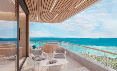 Hermoso departamento BEACHFRONT de 1REC en Puerto Morelos