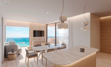 Hermoso departamento BEACHFRONT de 1REC en Puerto Morelos