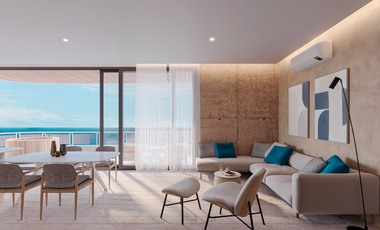 Hermoso departamento BEACHFRONT de 1REC en Puerto Morelos