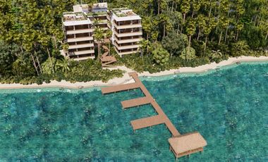 Hermoso departamento de 2REC frente al mar en Mahahual