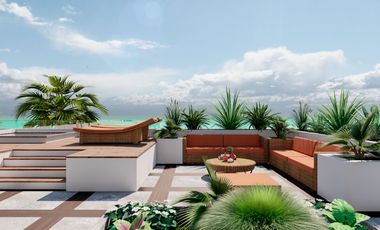 Hermoso departamento de 2REC frente al mar en Mahahual