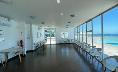 Vendo Departamento Frente al Mar. 100 mts² Se puede Novar $180.- millones con tasa interes de 2,25. posee 3D 2B Estac.. y Bodega.