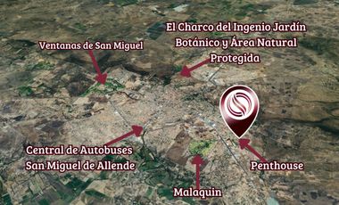 Penthouse con Jacuzzi, amueblado y equipado, venta, La Lejona, San Miguel de Allende.