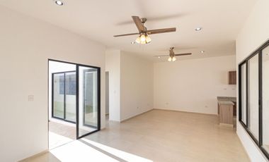 Casa en venta de 1 piso y 2 recámaras en Chichí Suárez Mérida - Preventa 12 meses