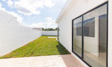 Casa en venta de 1 piso y 2 recámaras en Chichí Suárez Mérida - Preventa 12 meses