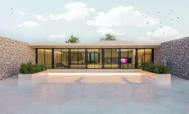 Casa en venta de 1 piso y 2 recámaras en Chichí Suárez Mérida - Preventa 12 meses