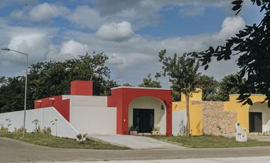Casa en venta de un piso, 2 recámaras en Chicxulub Yucatán - Entrega inmediata